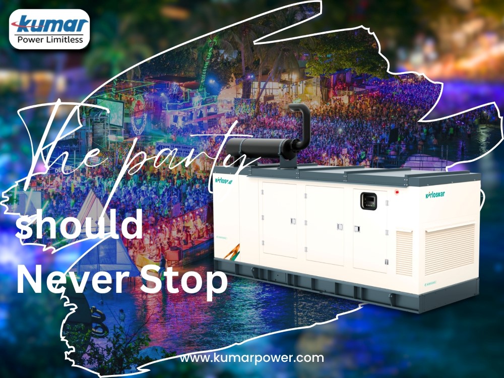 Why Choose Kirloskar Generator For Music Festivals and Outdoor Events.