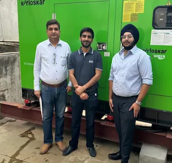 Installation of Kirloskar Generator By Kumar Generator house a no. 1 dealer of kirloskar gensets