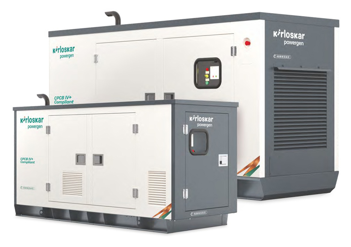 25 kVA to 58.5 kVA Kirloskar Diesel Generators For Small Businesses And Festivals